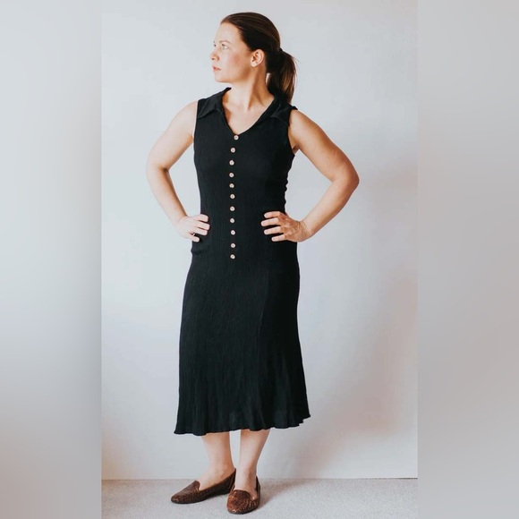 Vintage Dresses & Skirts - Vintage Chablis black dress, size S Tag reads size 15